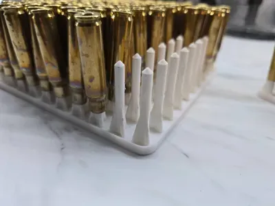Brass Case Dry Rack 100 rounds for reloading